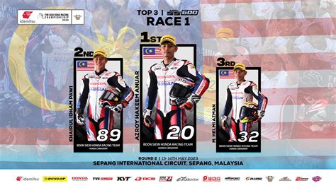 Asia Road Racing Championship On Twitter Race 1 Results Round 2