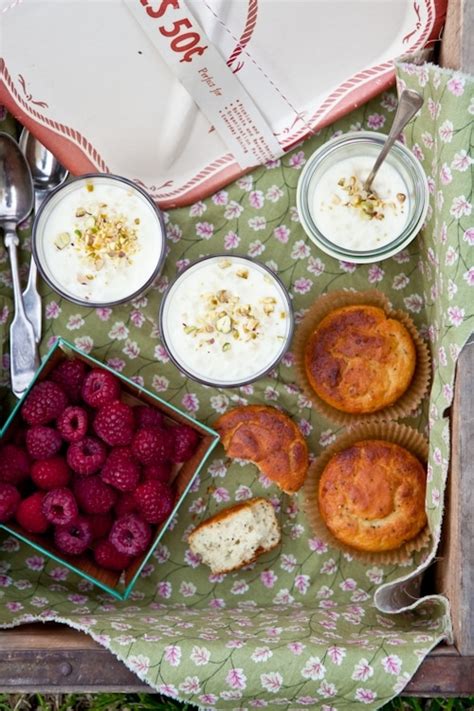 Raspberry Rhubarb Tapioca Puddings And Lemon Poppy Seed Muffins Tartelette