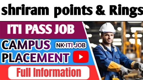 Shriram Pistons Rings Vacancy Iti Pass Vacancy