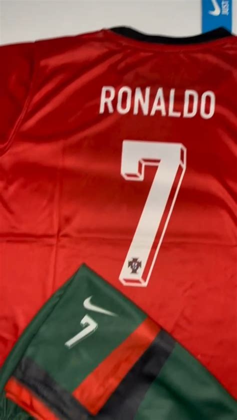 Football Kit Kids Cristiano Ronaldo 7 Portugal 2024 Kit 2425 Darazpk