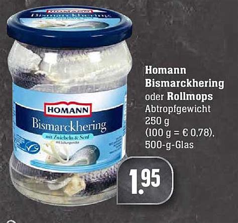 Homann Bismarckhering Oder Rollmops Angebot Bei EDEKA 1Prospekte De