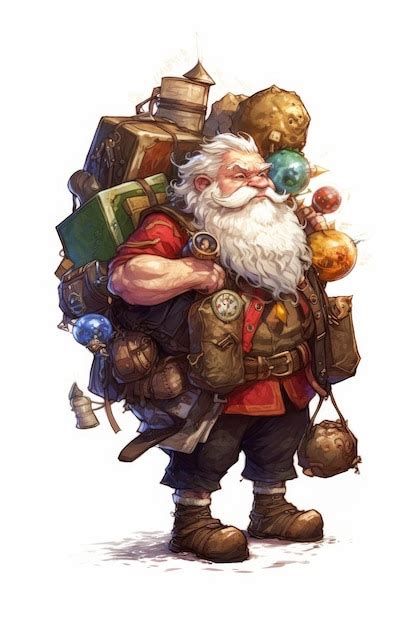 Premium Ai Image A Male Dwarf