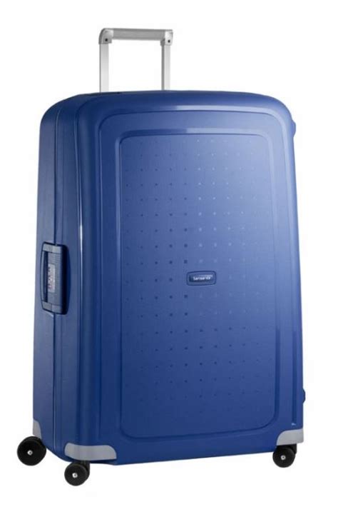 Valise Rigide Samsonite Scure Roues Cm Bleu Marine Valise