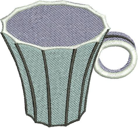 Coffee Cup Designs Coffee Cup Design Free Machine Embroidery Designs Machine Embroidery