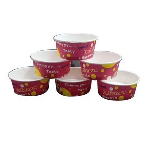 Packet Size Piece Ml Paper Ice Cream Cup At Rs Piece In New