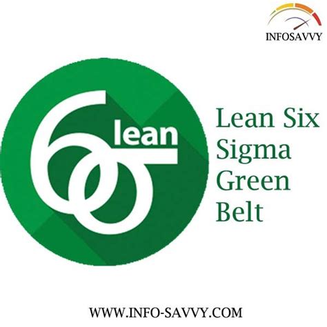 Lean Six Sigma Green Belt Infosavvy Security And It Management Training