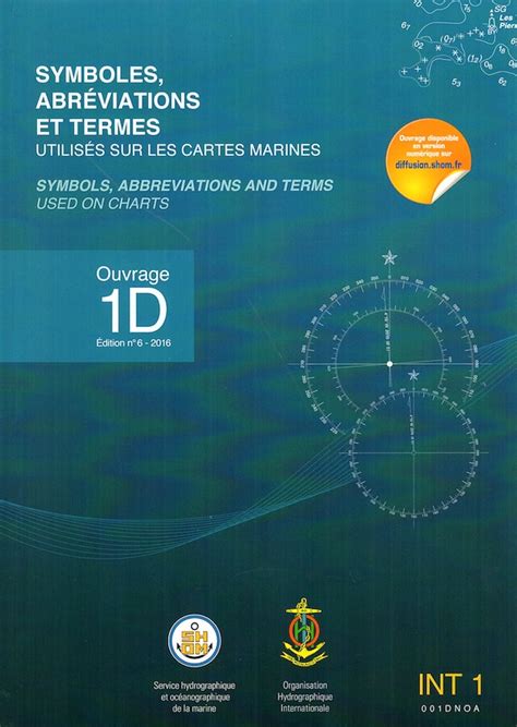 Symboles abréviations et termes utilisés sur les cartes marines SHOM