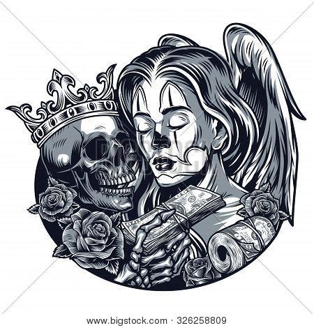 Discover More Than Skeleton Angel Tattoo Best In Cdgdbentre