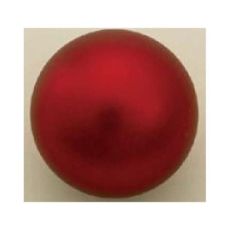 Kurt S Adler Matte Red Shatterproof Ball Christmas Ornament Mm