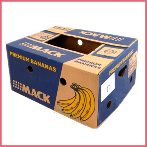 Custom Recycled Large Cheap Corrugated Fruit Banana Packing Cartons