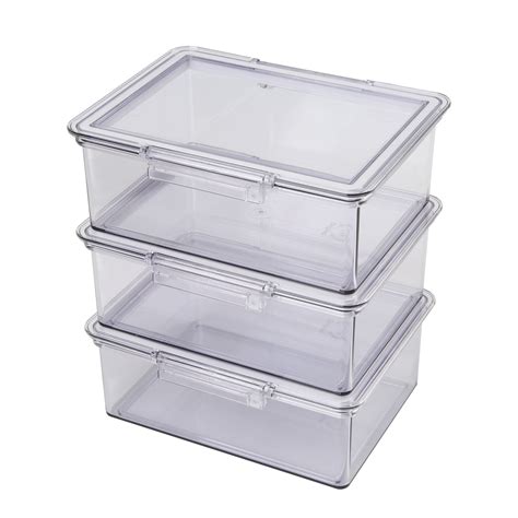 The Home Edit Plastic Stackable Food Storage Container (3 Count ...