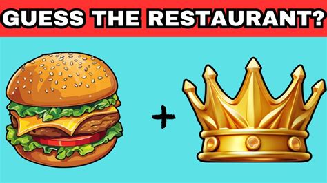 Can You Guess The Fast Food Restaurants From The Emoji Food Emoji