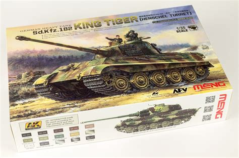 MENG TS-031 Sd.Kfz.182 King Tiger Henschel Turret | Menzels Lokschuppen ...