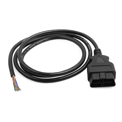 DC 12V 16 Pin OBD2 Car Diagnostic Connector Adapter Cable Tool 150cm