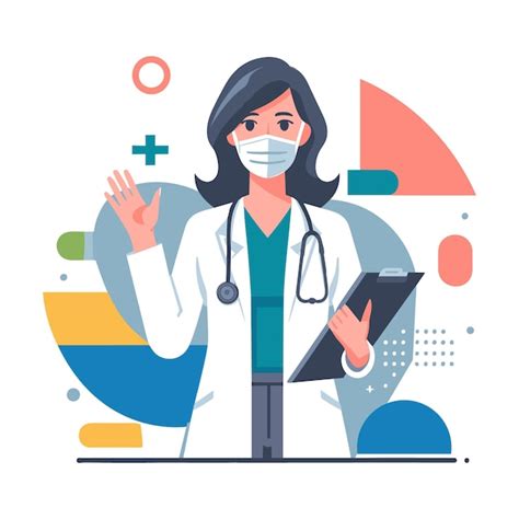 Premium Vector Doctor Vector Illustration