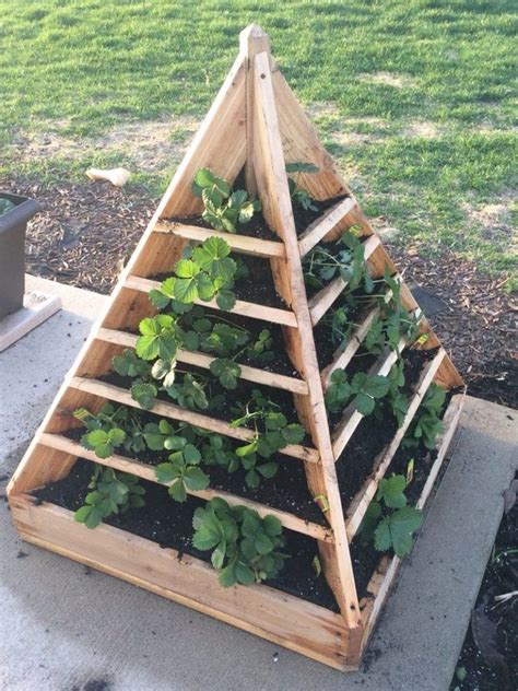 Vibrant Diy Vertical Garden Pyramid Planter