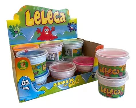 Kit 24 Brinquedo Geleca Amoeba Leleca Massinha Atacado 125g