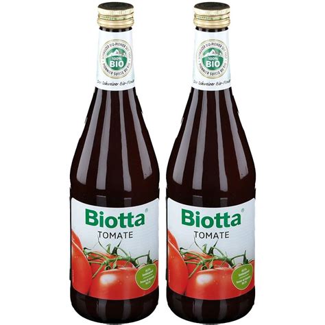 Biotta Bio Tomatensaft 2x500 Ml Redcare Apotheke