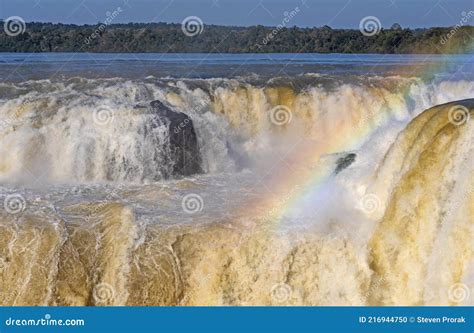 River Water Heading Over The Brink Stock Photo Image Of National