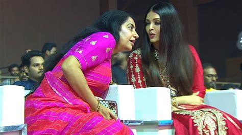 Aishwarya Rai Bachchan And Suhasini Conversation At Ps Pre Release