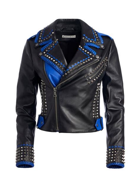 Alice Olivia Jackets Coats Women A O X DEBORAH KASS CODY MOTO