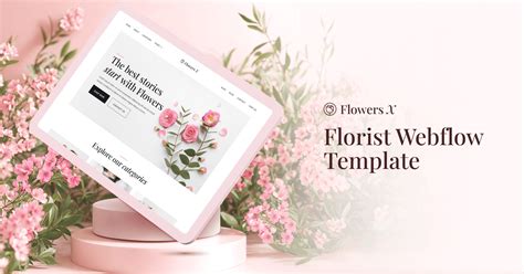 Licenses Flowers X Webflow Ecommerce Website Template