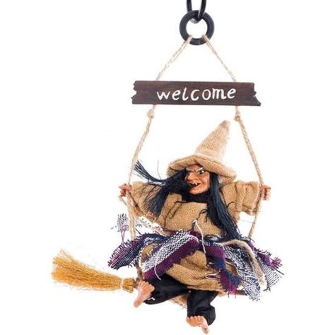 Pendentif Balai sorcière Décoration à suspendre pour Halloween 551