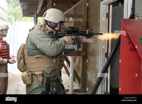 Instructors with Training Co., U.S. Marine Corps Security Force ...