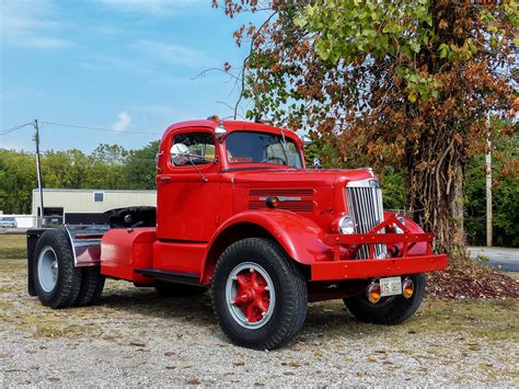 Vintage White Semi Tractor Taken At The ATHS S Classic Whi Flickr