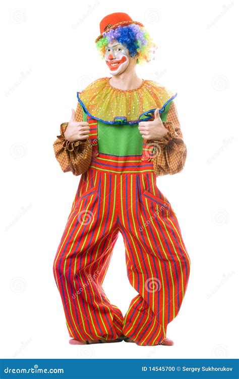 Funny Smiling Clown Stock Photo Image Of Humor Male 14545700
