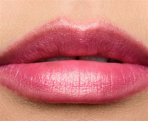 Wet N Wild Dark Pink Frost Silk Finish Lipstick Review Swatches