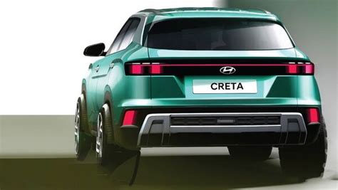 Hyundai Creta Launch Design Sketches Of Updated Suv Revealed