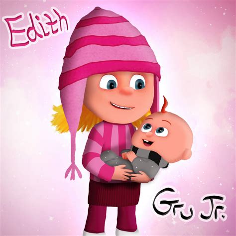 Edith Gru and Her New Baby Bro by Swalker2000 on DeviantArt