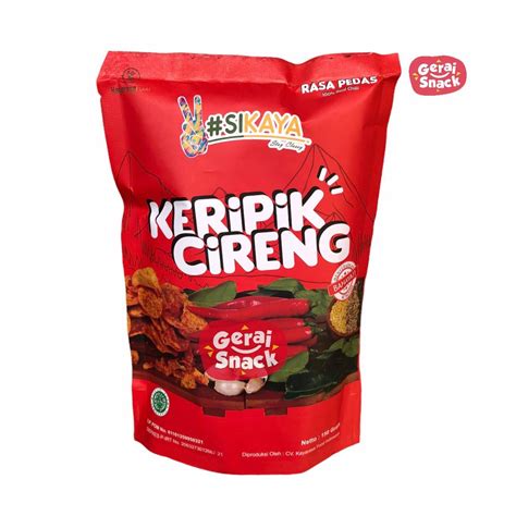 Jual Keripik Cireng Sikaya Best Seller Khas Bandung Kemasan Small 55gr