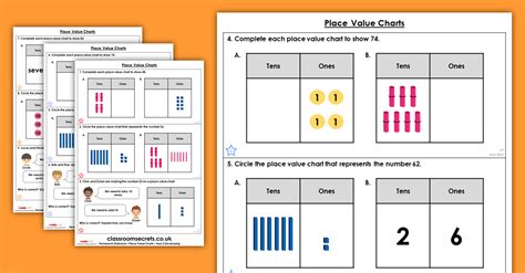 Place Value Charts Homework Extension Year 2 Place Value Classroom Secrets Classroom Secrets