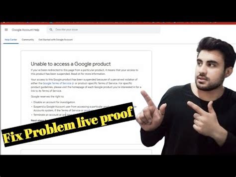 Unable To Access A Google Product How To Fix Unable To Access A Google