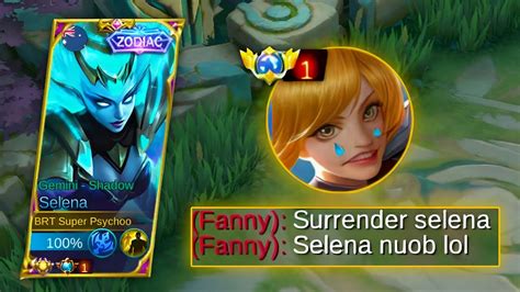 Top Global Selena Vs Top Global Fanny Must Watch Selena Gameplay