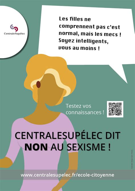 Centralesupélec Dit Non Au Sexisme Centralesupelec