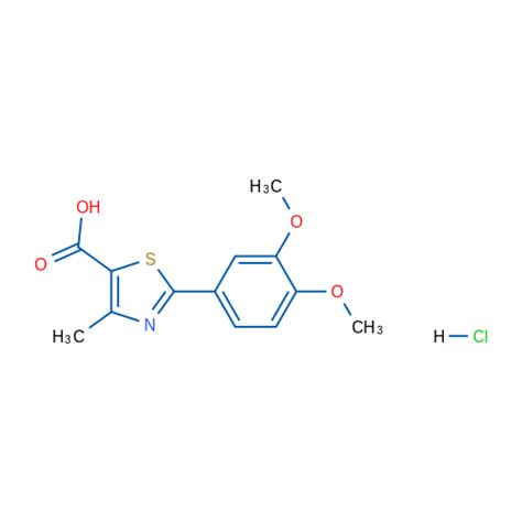 1170288 04 6 2 3 4 Dimethoxyphenyl 4 Methyl 1 3 Thiazole 5 Carboxylic