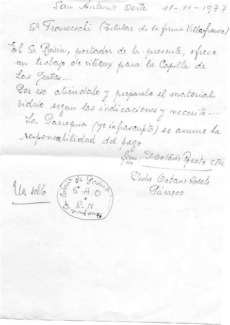 Una Carta Manuscrita Imperdible