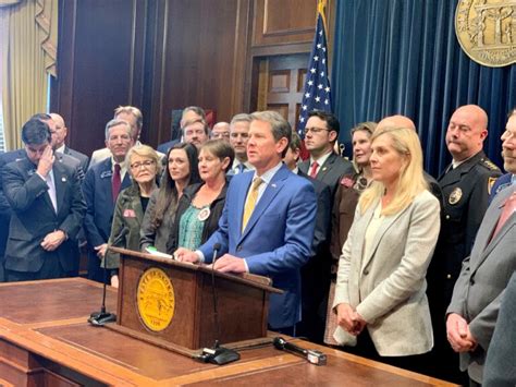 Gov Kemp Unveils Bills Toughening Anti Gang Laws In Georgia