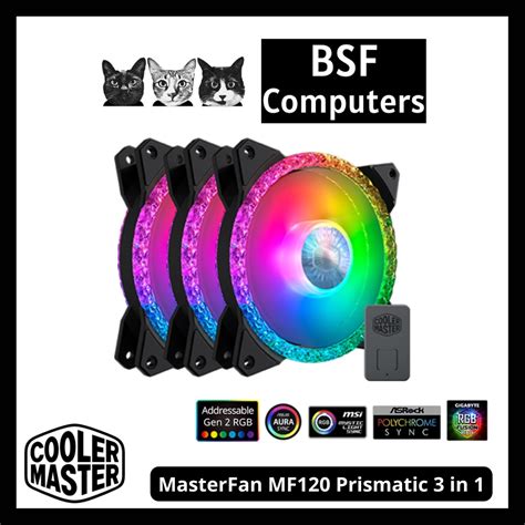 Cooler Master Masterfan Mf Prismatic In Radiant Crystalline