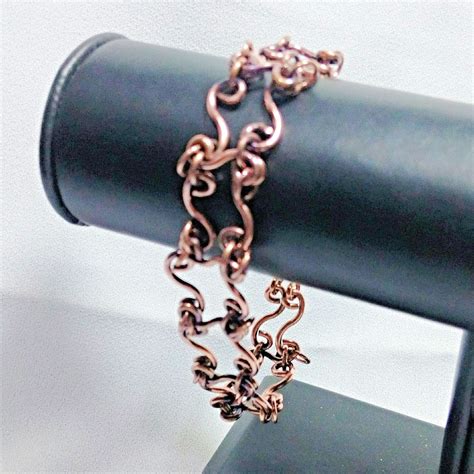 Wire Formed Handmade Solid Copper Bracelet – 10640 - Champion Creations