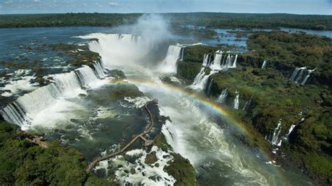 Foz Do Igua U Braziliaanse Kant Van De Watervallen Vogelpark