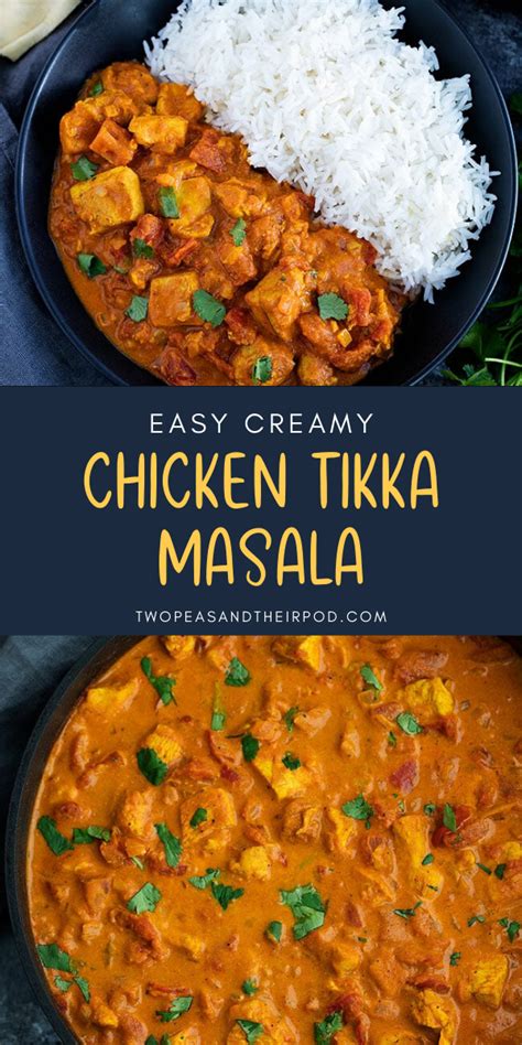 Easy Creamy Chicken Tikka Masala Artofit