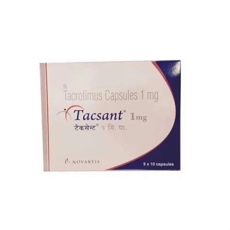 Novartis 0 5 Mg Tacsant Capsules Packaging Type Box Packaging Size