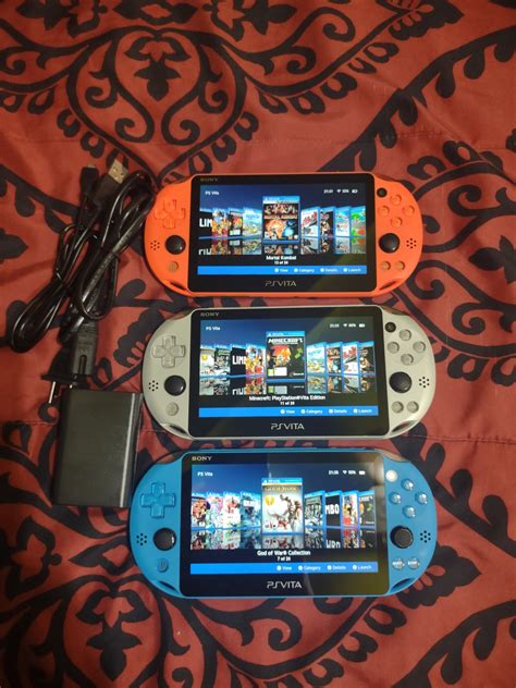 Ps Vita 2000 128gb Fully Loaded With Charger and Retrocollection - Etsy