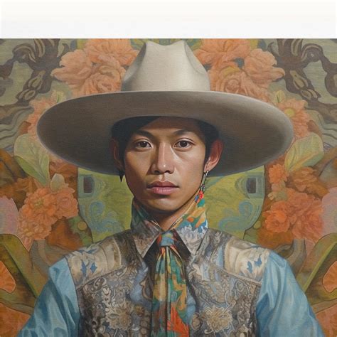 Junada The Gay Cowboy Art Print Homosexual Dandy S Gay Male Art Etsy