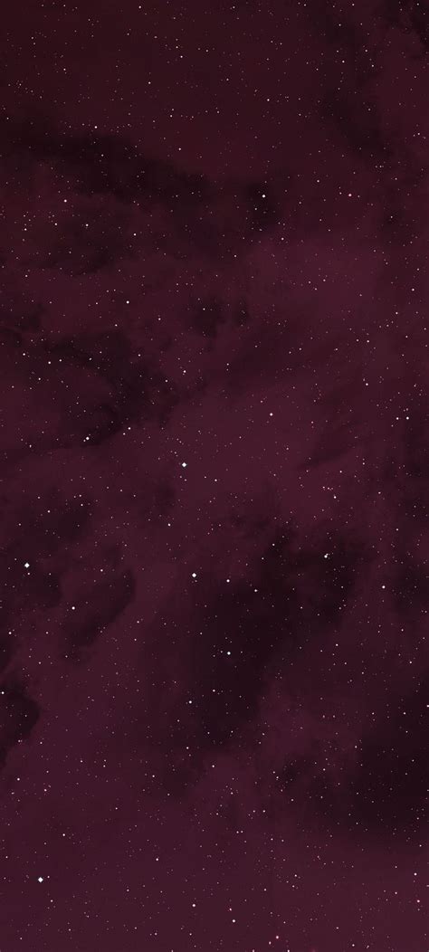 Starry Night Sky Purple Wallpaper