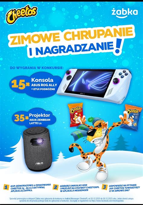 Konkurs Zimowe chrupanie i nagradzanie Cheetos Żabka e Konkursy info